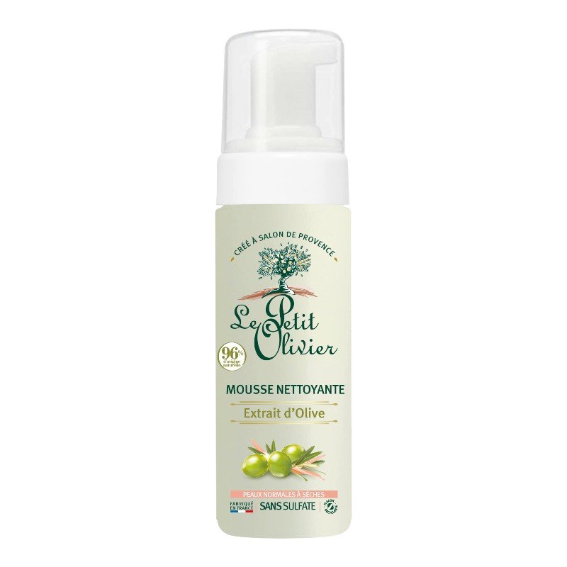 LE PETIT OLIVIER MOUSSE NETTOYANTE EXTRAIT D'OLIVE 150ML