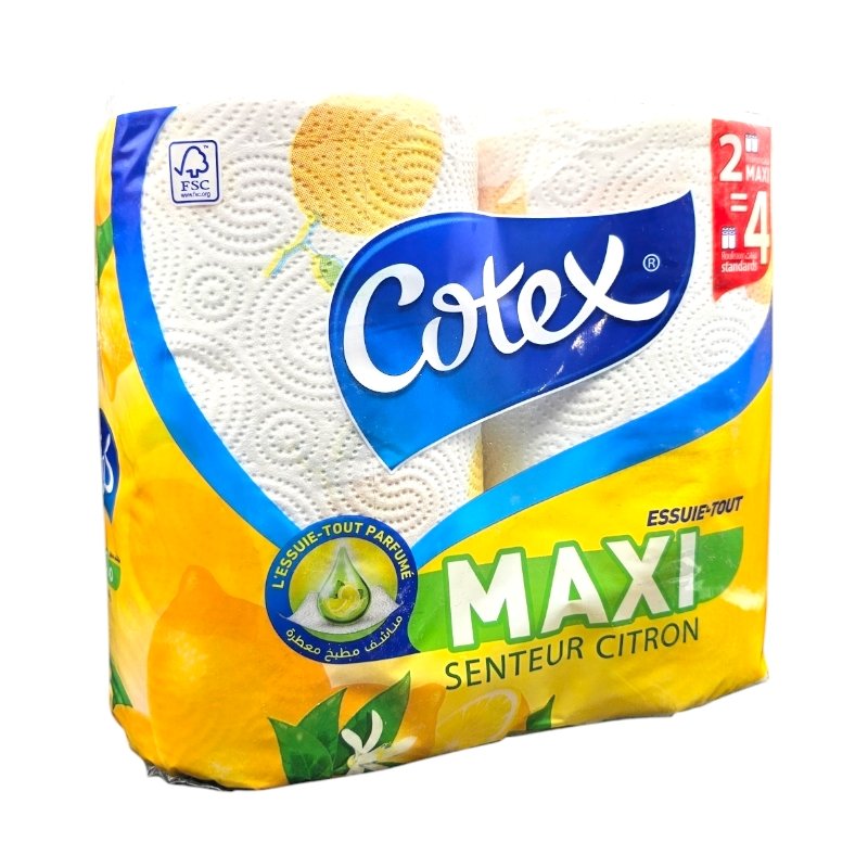 COTEX ESSUIE TT MAXI CITRON 2R