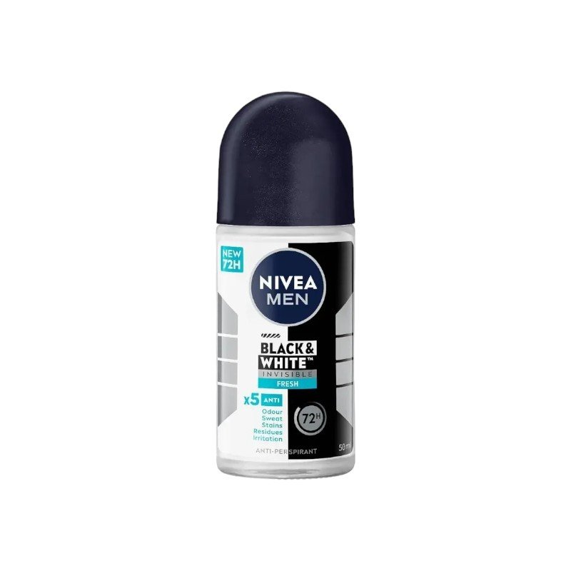 NIVEA STICK ROLL B&W INVISIBLE FRESH 50ML