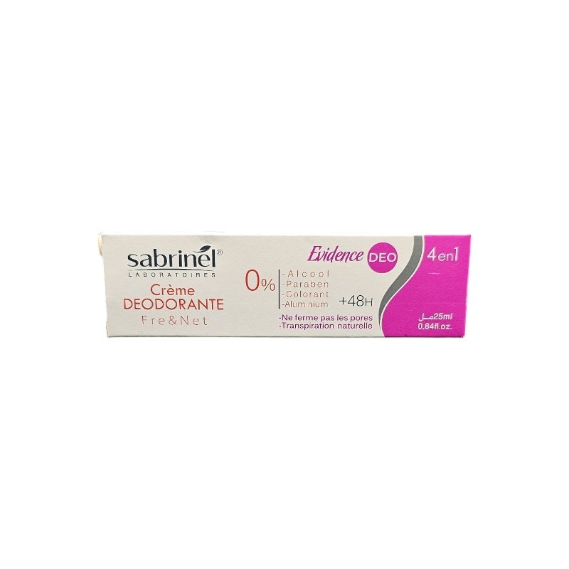 SABRINEL CREME DEO EVIDENCE 25ML