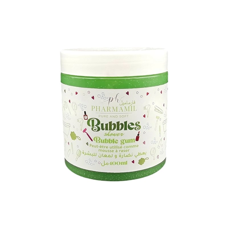 PHARMAMIL BUBBLES BUBBLE GUM 400ML *VERT*