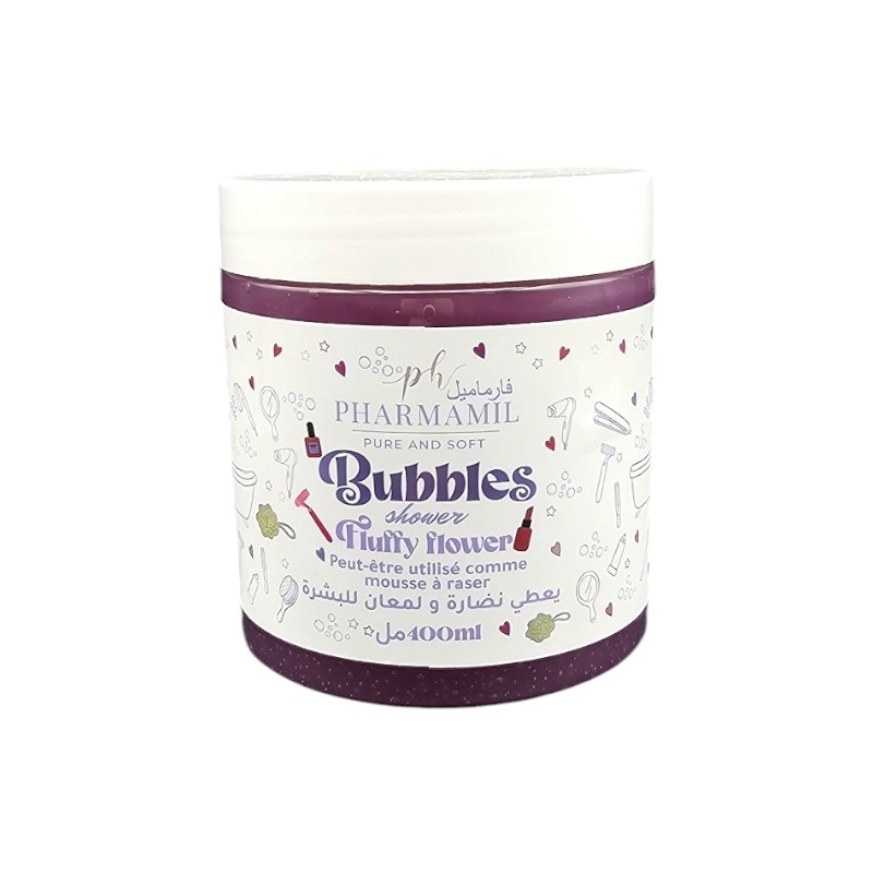 PHARMAMIL BUBBLES FLUFFY 400ML *MAUVE*