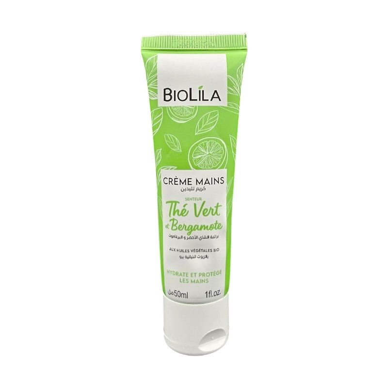 BIOLILA CREME MAINS THE VERT & BERGAMOTE 50ML