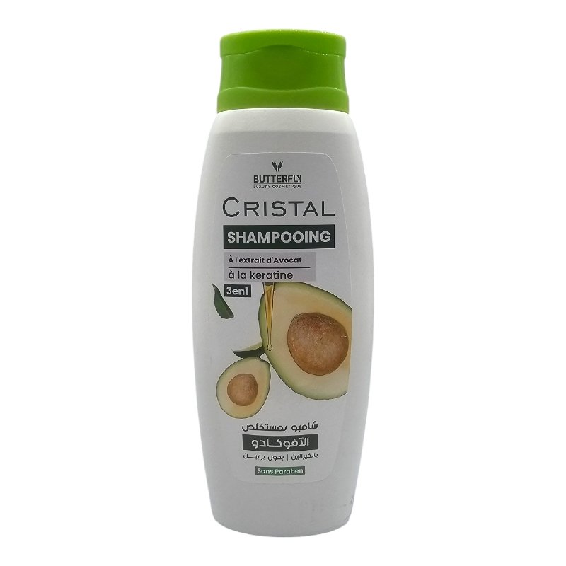 CRISTAL SHP 3EN1 AVOCADO 400ML *VERT*