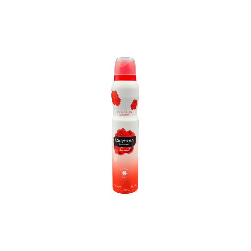 LADY FRESH DEO SENSUAL 200ML *ROUGE*