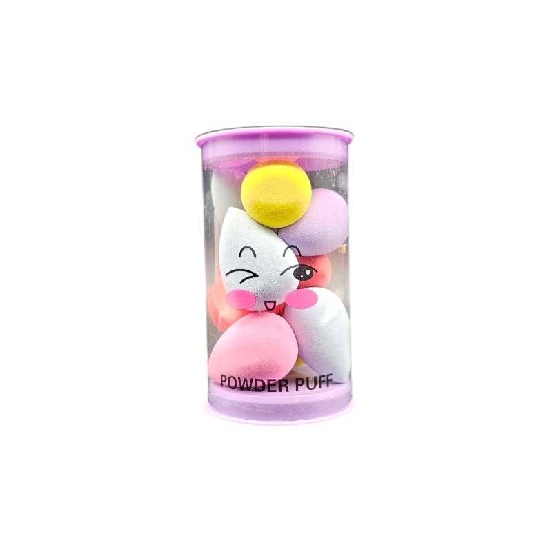 POWDER PUFF BLENDER CYLINDRE 9PCS 10070