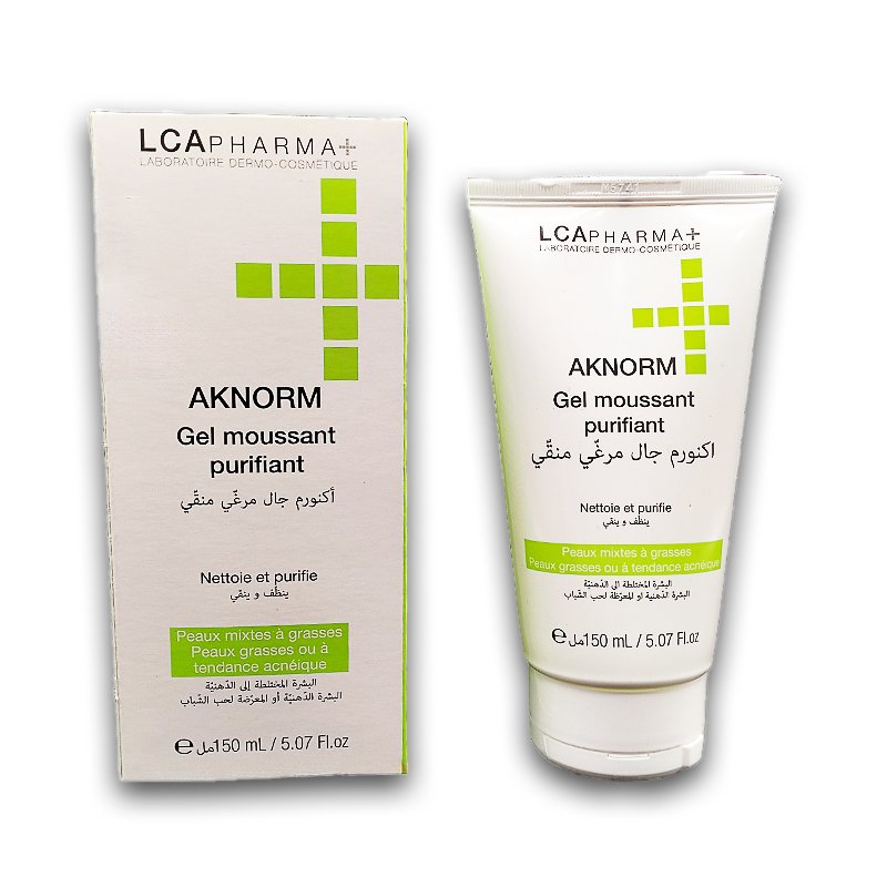 LCA PHARMA+ AKNORM GEL MOUSSANT PURIFIANT 150ML *VERT*