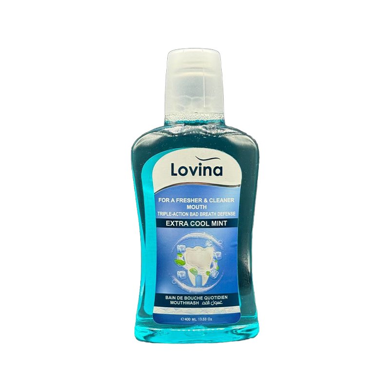 LOVINA BAIN BOUCHE EXTRA COOL MINT 400ML *BLEU*