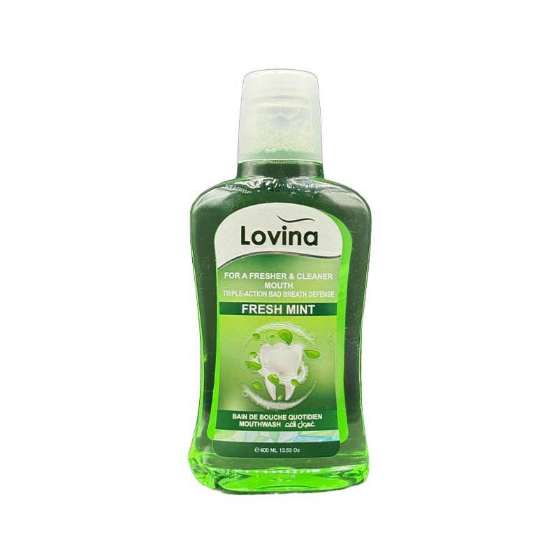 LOVINA BAIN BOUCHE FRESH MINT 400ML *VERT*