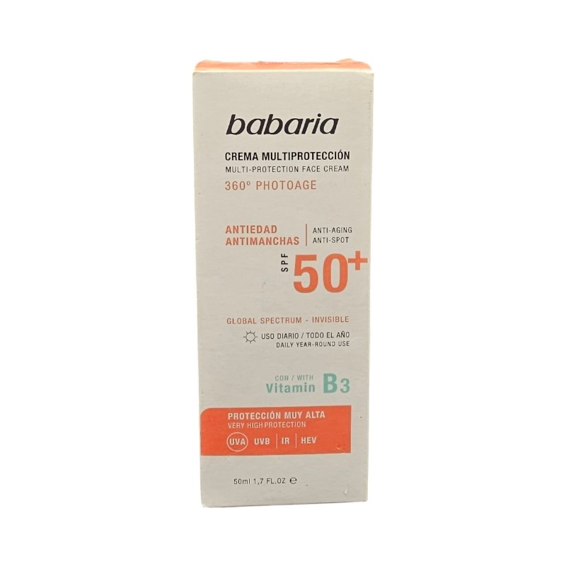 BABARIA ECRAN TOTAL SPF50 MULTI PROTECTION 50ML