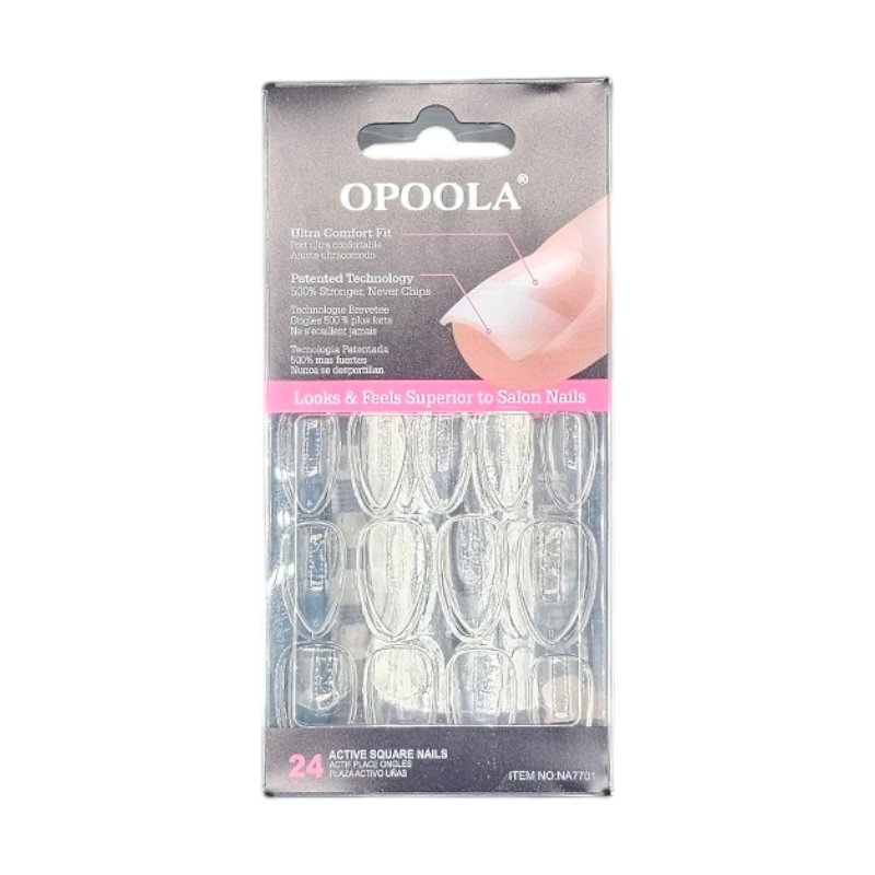 OPOOLA FAUX ONGLES TRANSPARENTS 2256-4 / NA7701