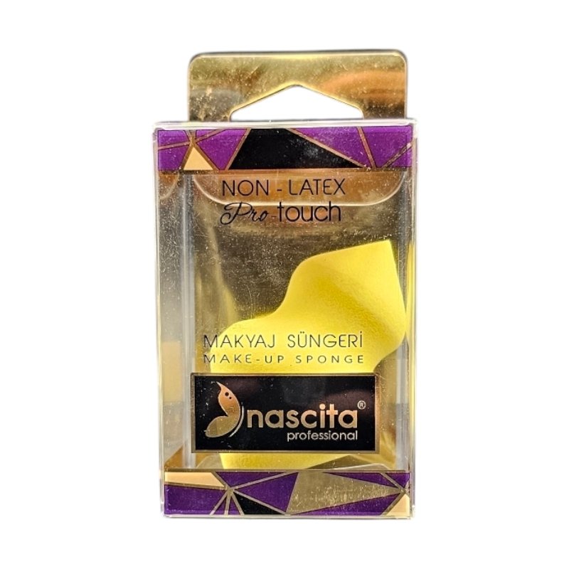 NASCITA MAKE UP SPONGE EGG NON LATEX YELLOW *NASYUZFS0052*
