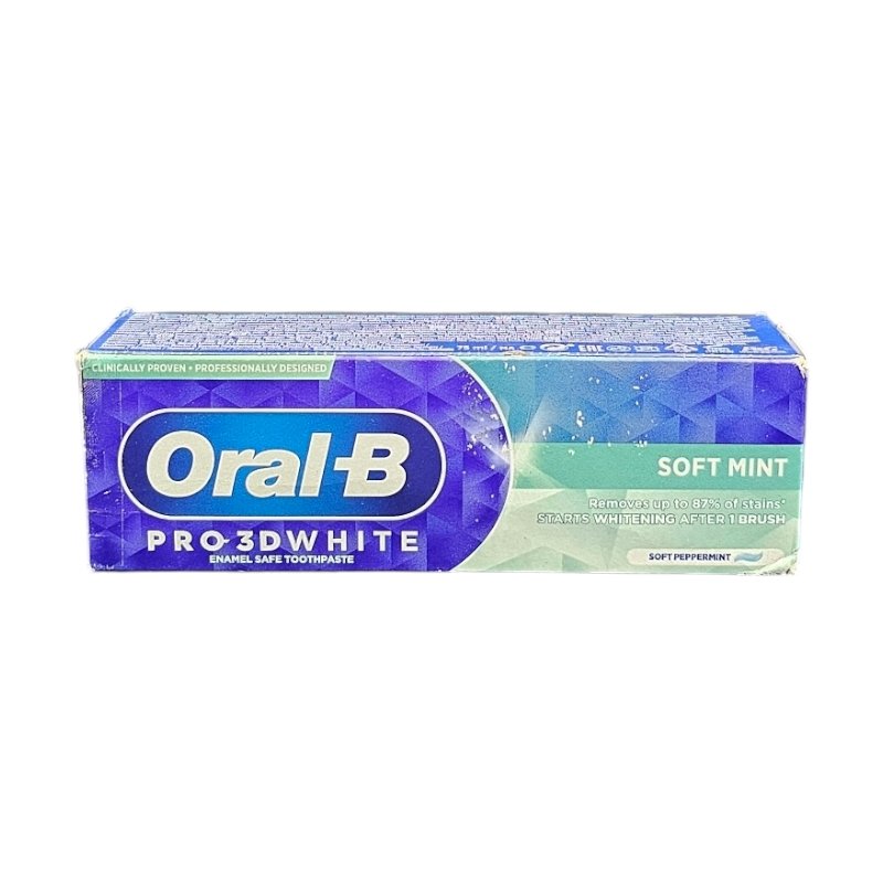 ORAL PRO 3D WITHE DENTIFRICE 75ML