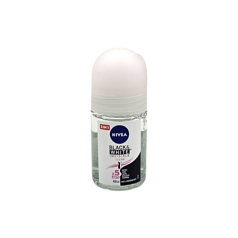 NIVEA STICK F B&W CLEAR 25ML TRK