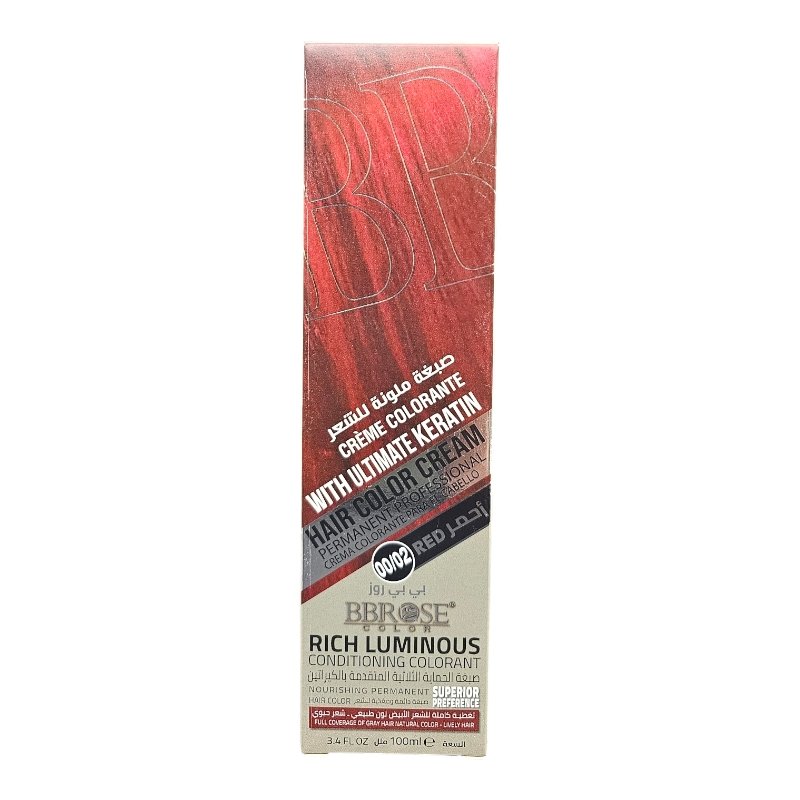 BBROSE TEINTURE N*00/02 RED 100ML