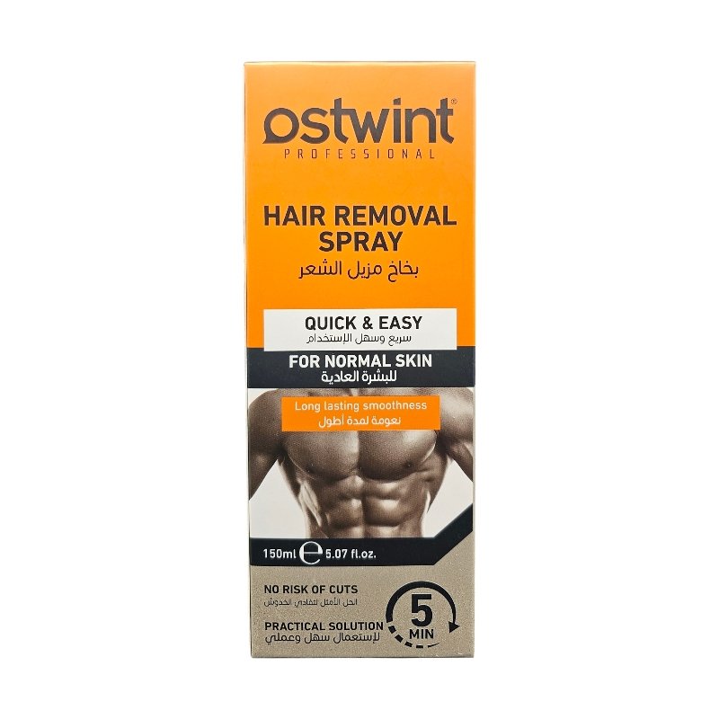 OSTWINT HAIR REMOVAL SPRAY MEN NORMAL 150ML *ORANGE*