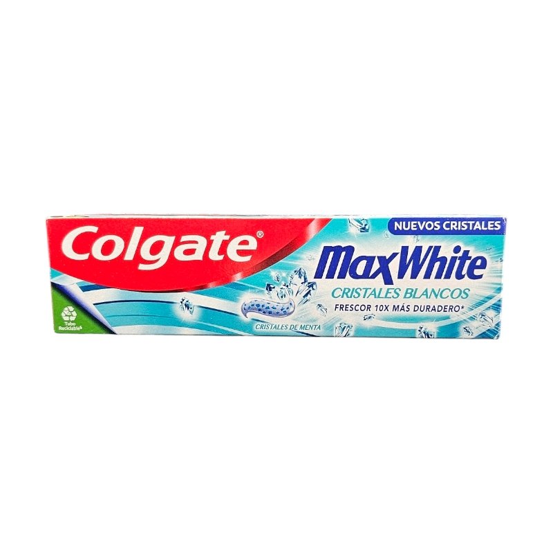 COLGATE DENTIFRICE MAX WHITE CRISTALES 75ML