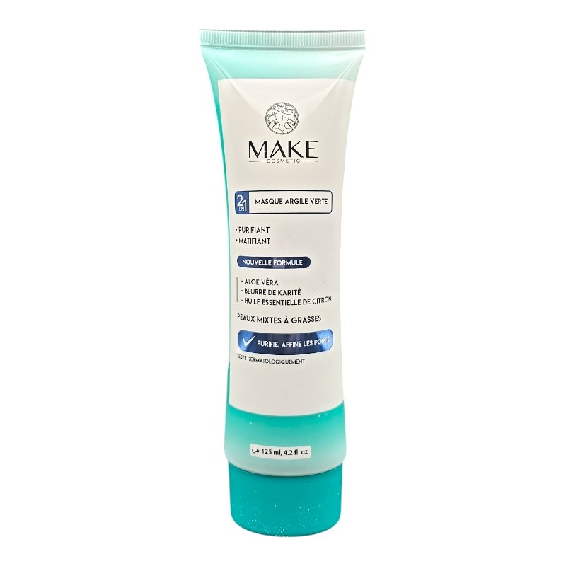 MAKE MASQUE ARGILE VERTE TUBE 125ML