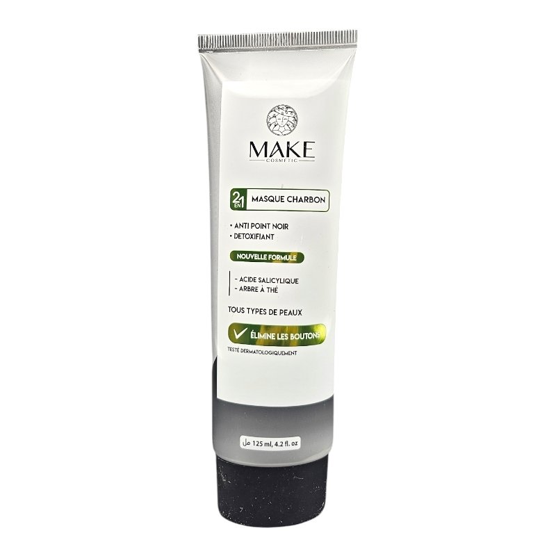 MAKE MASQUE 2EN1 CHARBON 125ML *TUBE*