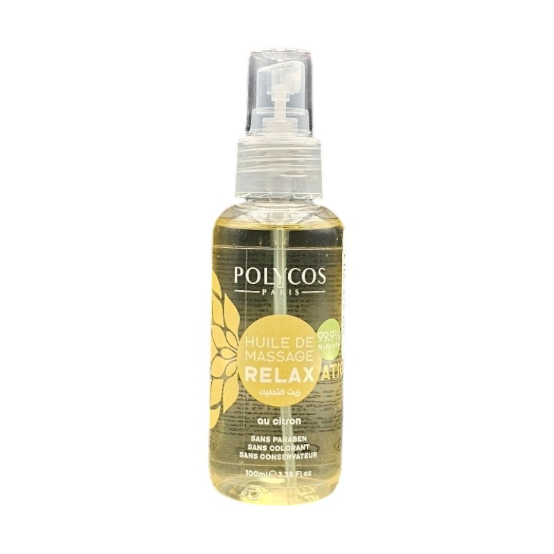 POLYCOS HUILE DE MASSAGE RELAXATION CITRON 100ML