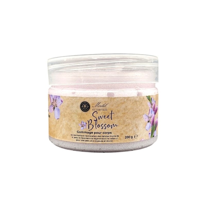 MERLIL GOMMAGE CORPS SWEET BLOSSOM 200G *NEW*
