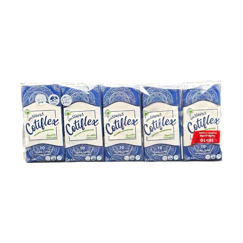 COTIFLEX MOUCHOIRS PAPIER 10U