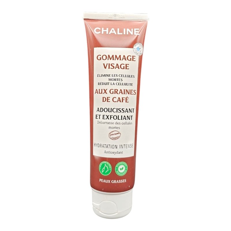 CHALINE GOMMAGE VISAGE GRAINES CAFE 140ML