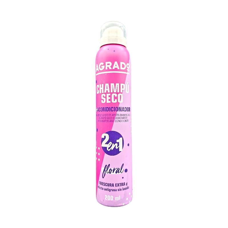 AGRADO SHP SEC 2EN1 FLORAL 200ML