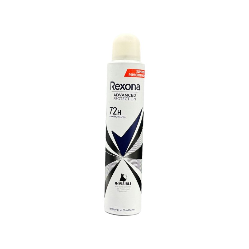 REXONA DEO 72H INVISIBLE 200ML