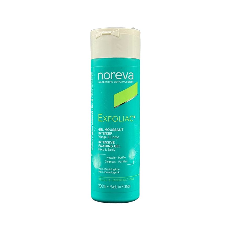 NOREVA EXFOLIAC GEL MOUSSANT INTENSIF 200ML