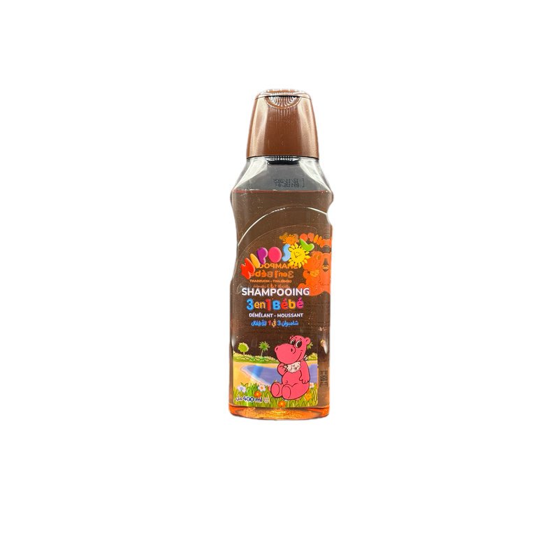 HIPOSOL SHP BEBE DEMELANT 3EN1 400ML *MARRON*