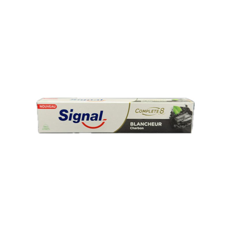 SIGNAL DENTIFRICE COMPLETE 8 BLANCHEUR CHARBON 75ML