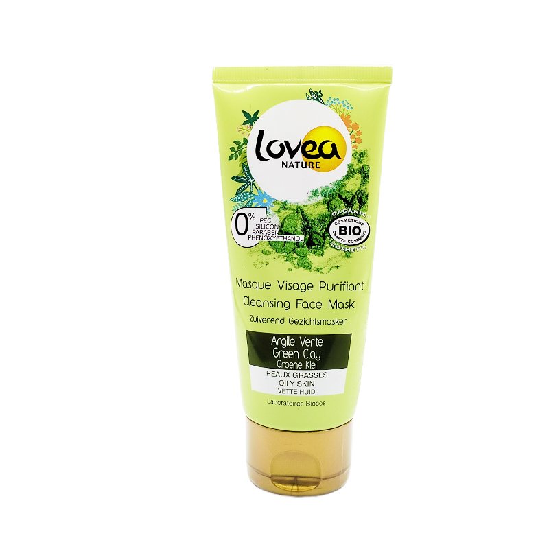 LOVEA MASQUE VISAGE ARGILE VERTE 75ML