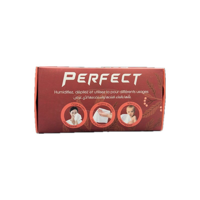 PERFECT SERVIETTE MAGIQUE 24CM*26CM *VERT/ROUGE*