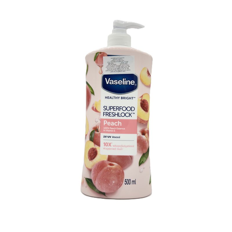 VASELINE LAIT SUPERFOOD PEACH 500ML *VAPO*