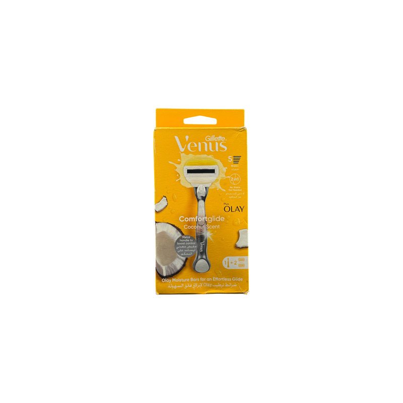 GILLETTE VENUS COMFORTGLIDE 5 LAMES BRA + 2 RECH *OLAY*