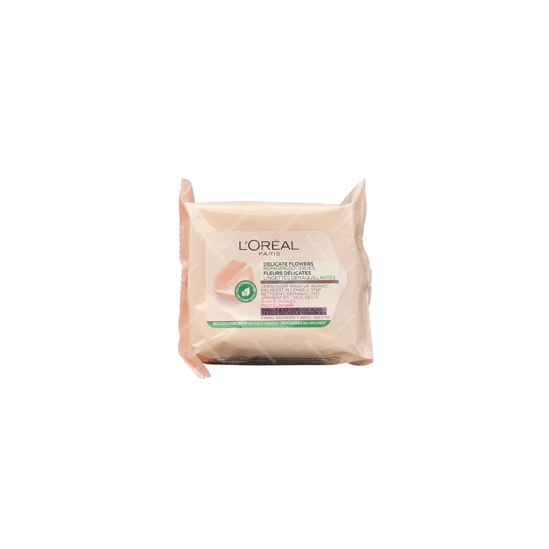 LOREAL LINGETTES DEMAQUILLANTES DELICATE FLOWERS