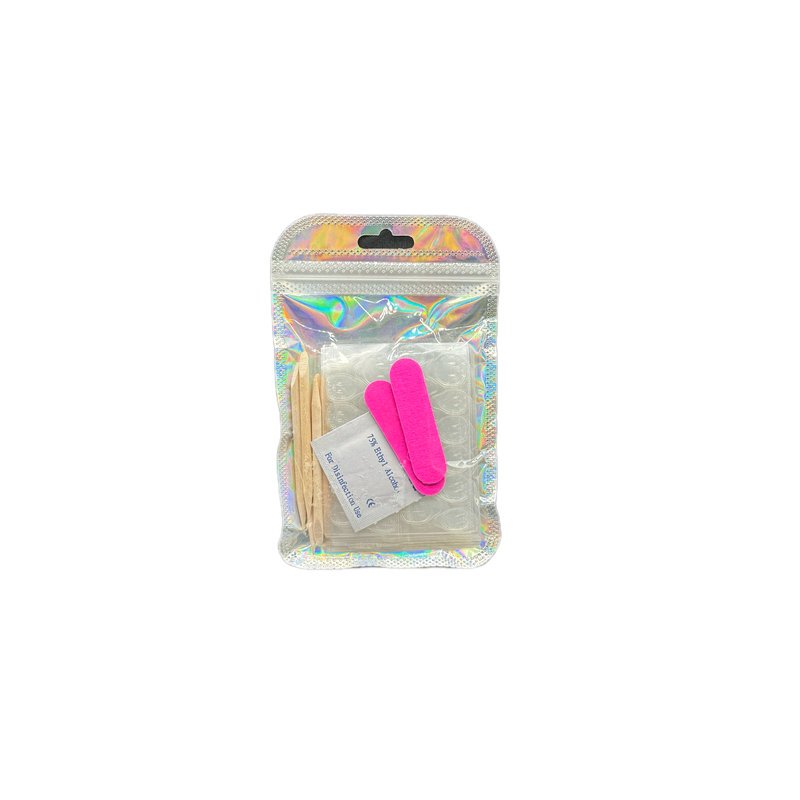KIT SCOTCH FAUX ONGLES + ALCOHOL PAD