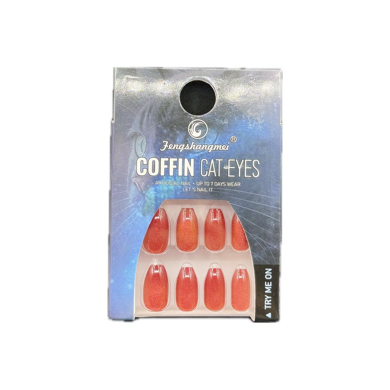 FENGSHANGMEI COFFIN CAT EYES FAUX ONGLES