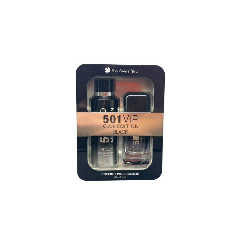 501 VIP CLUB EDITION BLACK COFFRET 2PCS