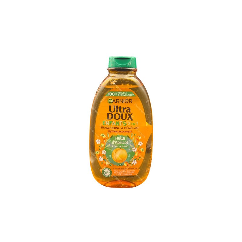 GARNIER ULTRA DOUX SHP HUIL DABRICOT ENFANT 400ML