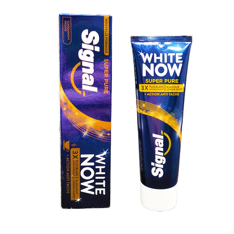 SIGNAL DENTIFRICE WHITE NOW SUPER PURE 75ML