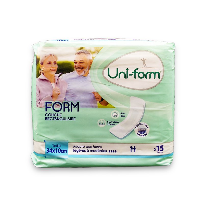 UNIFORM COUCHE RECTANGULAIRE ADULTES 34X10