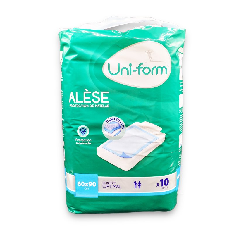 UNIFORM ALESE PROTECT MATELAS *60X90* 10PCS