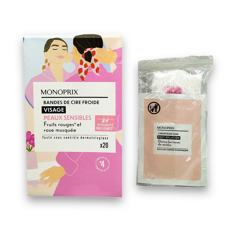 MONOPRIX CIRE VISAGE P. SENSIBLE 20U