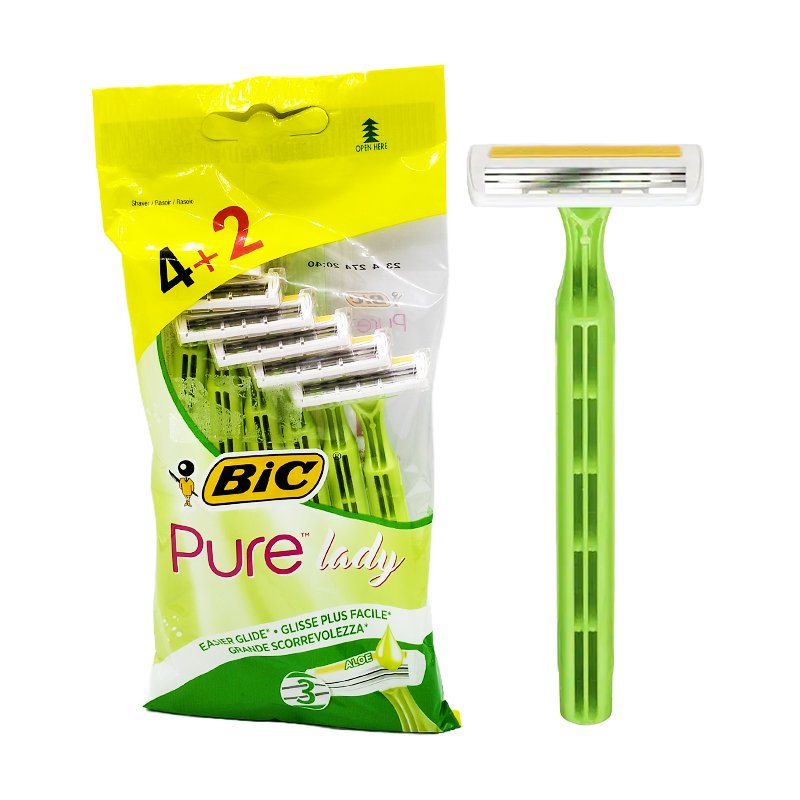 BIC PURE LADY 3LAMME 6PCS