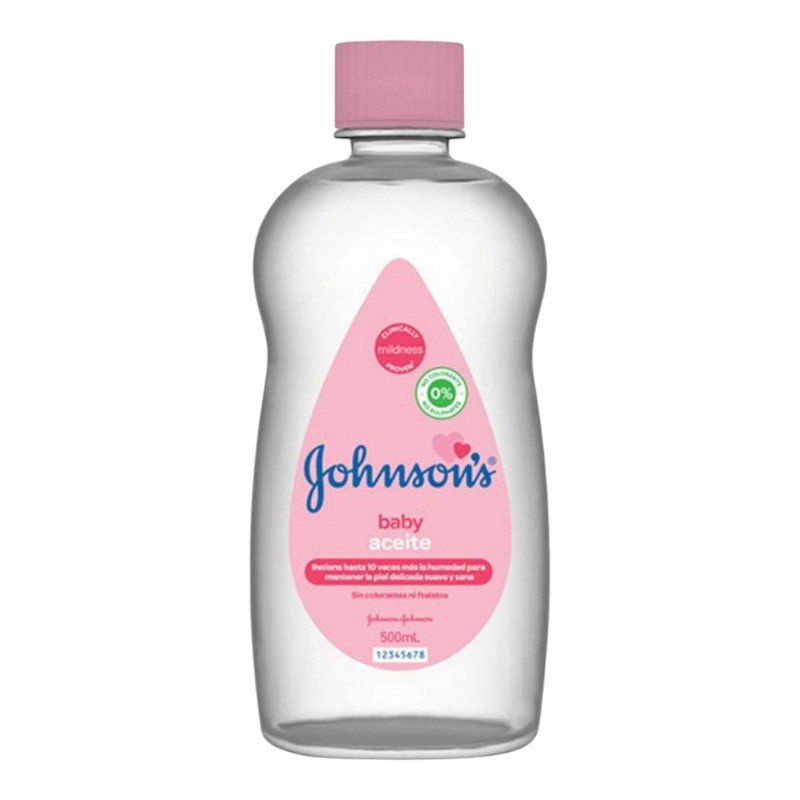 JOHNSONS HUILE BEBE ACEITE/OLEO 300ML *ROSE*