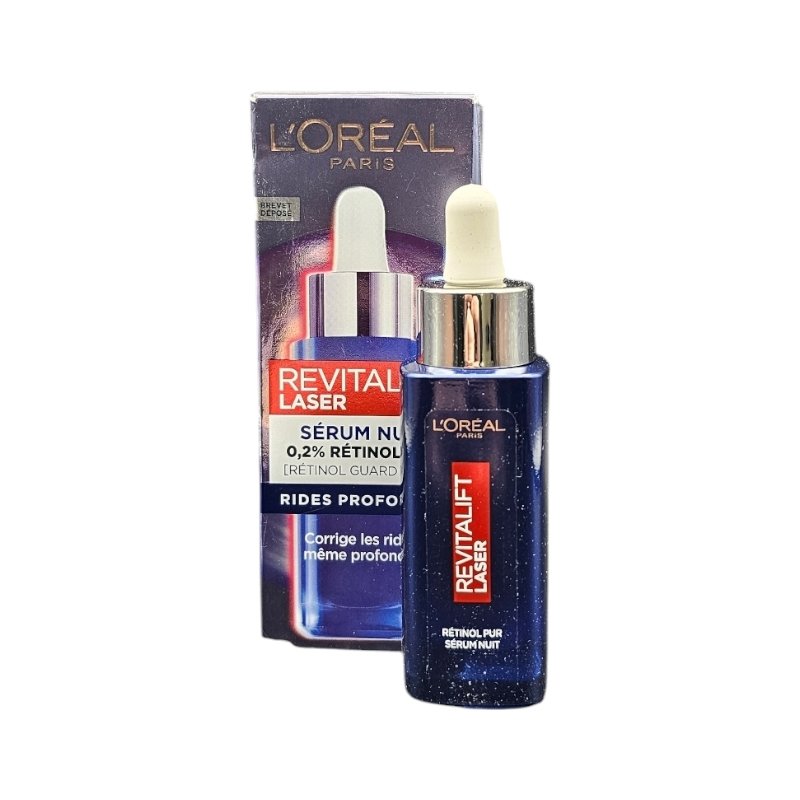 LOREAL REVITALIFT LASER SERUM NUIT RETINOL PURE 30ML