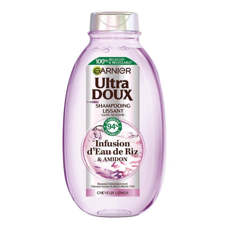 GARNIER ULTRA DOUX SHAMP INFUSION D'EAU DE RIZ 250ML
