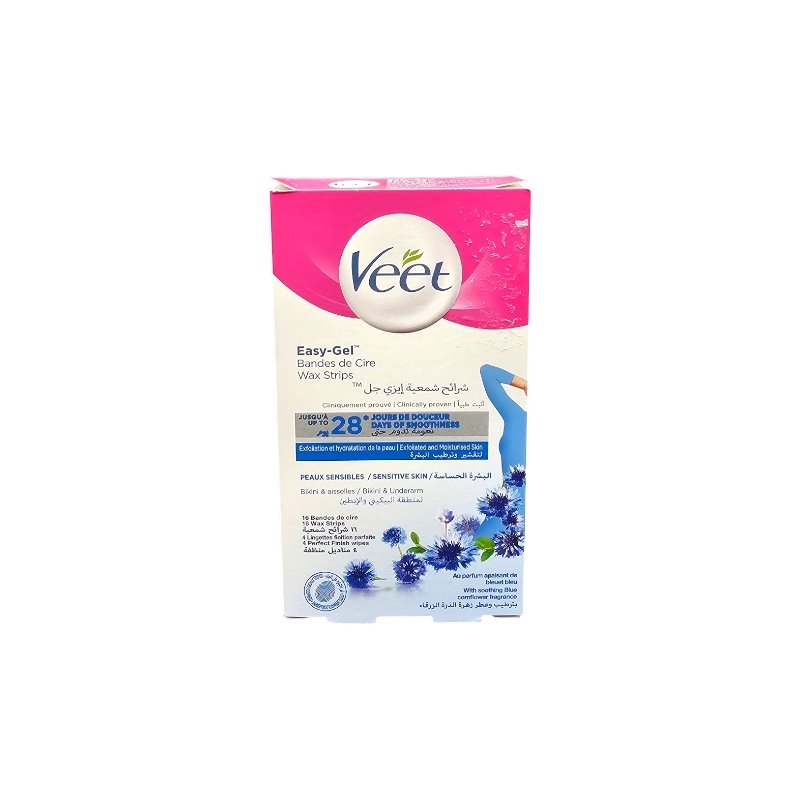 VEET CIRE BIKINI AISSELLES X16 BANDES